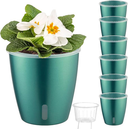 Self Watering Pots for Indoor Plants, Small African Violet Pots