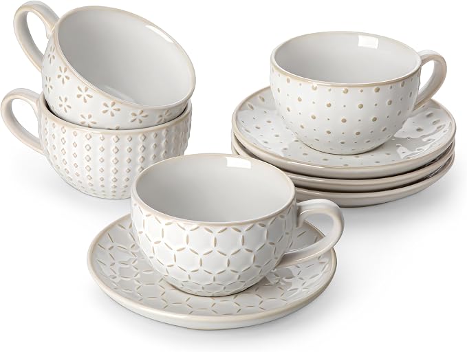 MALACASA 8 OZ Cappuccino Cups