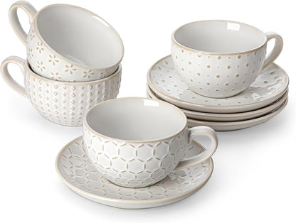 MALACASA 8 OZ Cappuccino Cups
