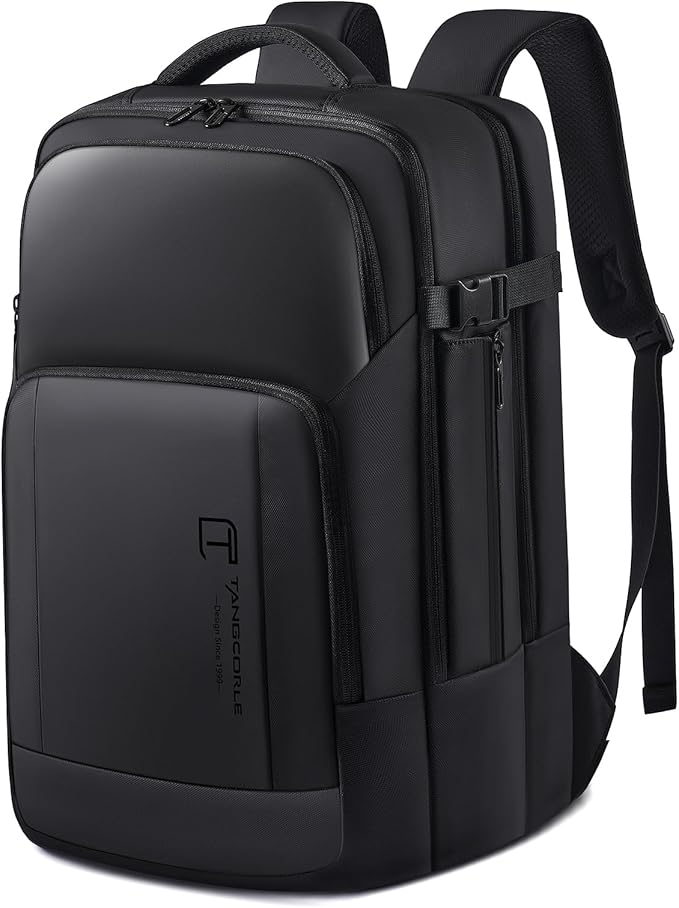 Travel Backpack for Men, 17.3 Inches Business Laptop Backpack Water-Resistant Carry on Airline Approved 18x14x8 Luggage Backpack with USB Charger Port