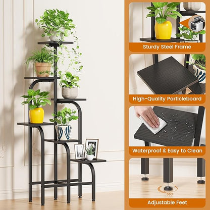 6 Tier Plant Stand Indoor, Plant Shelf