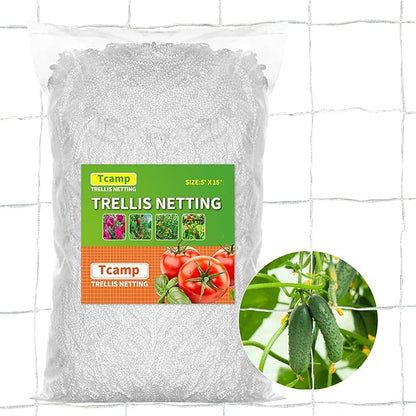 Tcamp Trellis Netting for Climbing Plants Outdoor Indoor
