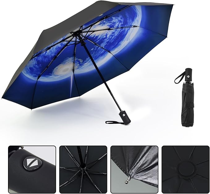 SY COMPACT Travel Umbrella Windproof Automatic Umbrellas Small Compact UV Sun Protection Factory Outlet Umbrella
