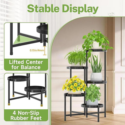 iDavosic.ly 5 Tier Large Plant Stand Indoor