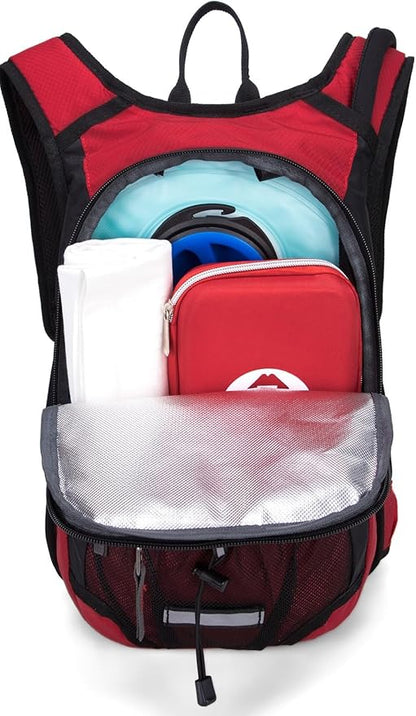 Hydration Pack Backpack with 3L Water Bladder for Men & Women, Hiking Daypack with Thermal Insulation | Running, Cycling, Camping, Skiing, Outdoor Activities
