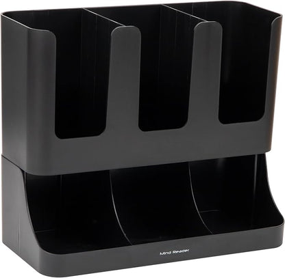 Mind Reader Condiment Station, 13 Inch Countertop Coffee Bar Organizer