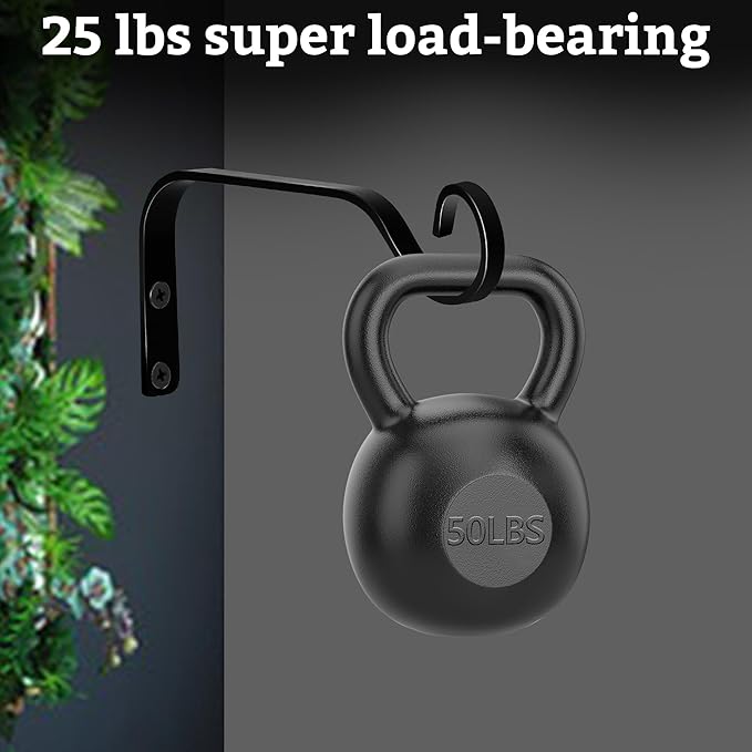 4pcs Wall Mounted Plant Hanger, Indoor/Outdoor Decorative Hook