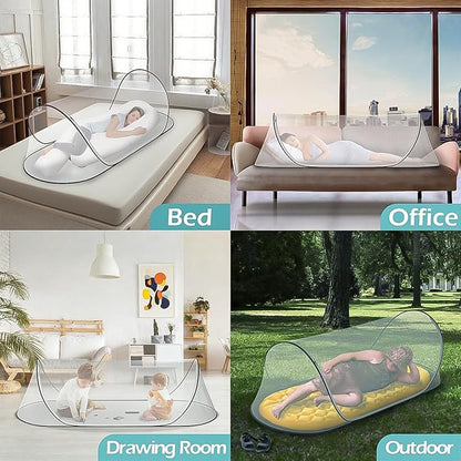 78 * 31 * 22Large Pop-Up Mosquito Net, Lightweight, Breathable, and Soft Convenient Mesh Tent,Foldable and Durable,Mosquito Net for Bed,Apply to Outdoor Athletes, Camping, Beach,Starlit Sky of Night.