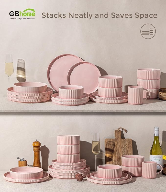 GBHOME Stoneware Dinnerware Sets