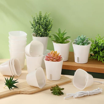 10 Pcs 3 Inch Self Watering Pots Self Watering Planters