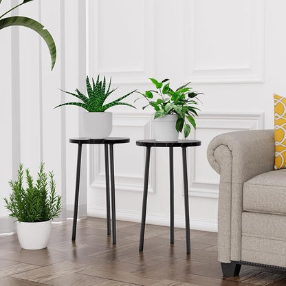 Plant Stand Indoor 2 Pack: Tall Plant Stand 20 Inch Convertible Multi-purpose