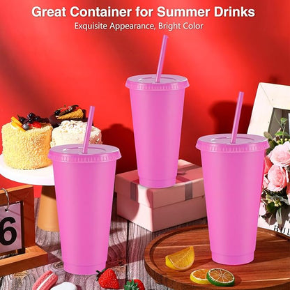 Amyhill 12 Pcs Reusable Plastic Cup