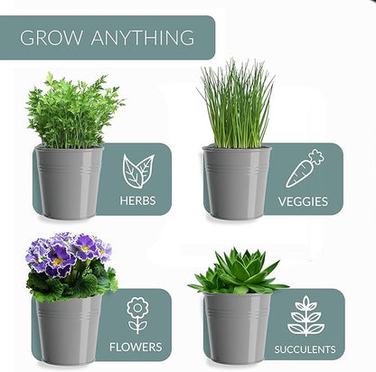 Barnyard Designs Indoor Herb Garden Planter Set
