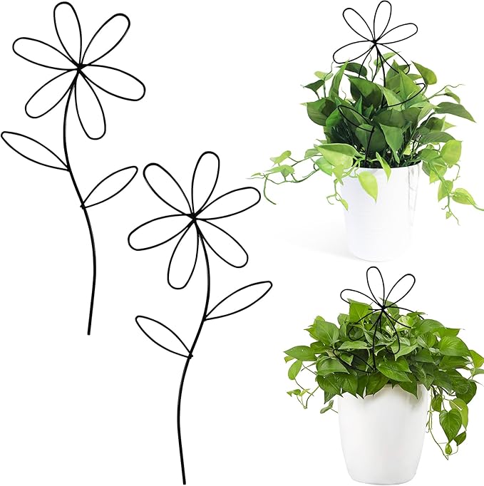 2 Pcs Indoor Plant Trellis, Mini Garden Trellis