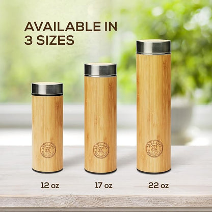 Leaflife Premium Bamboo Tea Infuser Bottle