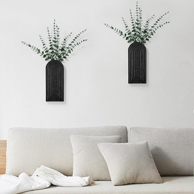 Wooden Wall Art Decor: Wall Vases