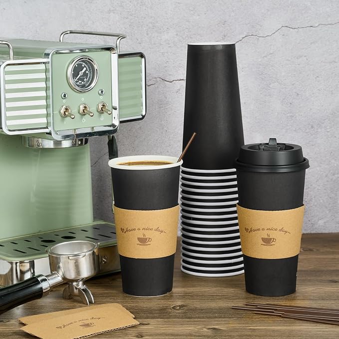 LITOPAK 50 Pack 20 oz Paper Coffee Cups