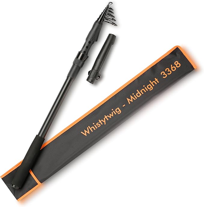 Whistytwig Telescopic Fishing Rod - Versatile Retractable Telescoping Fishing Pole, Collapsible Fishing Rod, Ideal Travel Rod