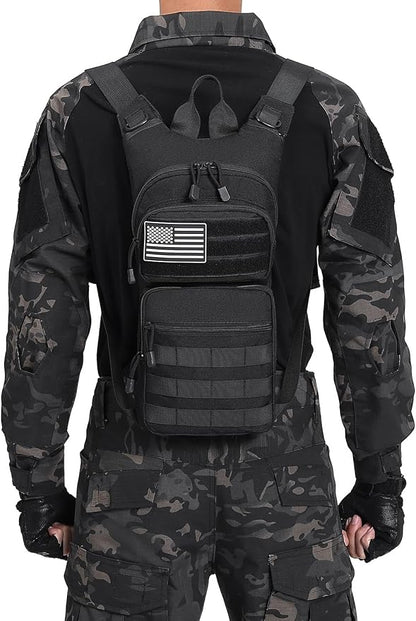 ATBP Insulated Water Hydration Pack Bag with 3L TPU Bladder Tactical Molle Hydration Backpack for Hiking Cycling Running