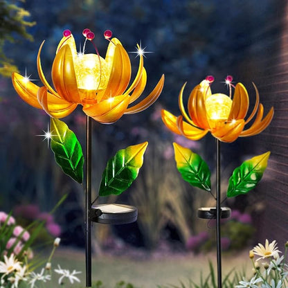 Solar Lights Wind Spinners for Yard and Garden