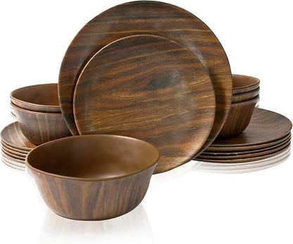 TP 18-Piece Melamine Dinnerware Sets, Service