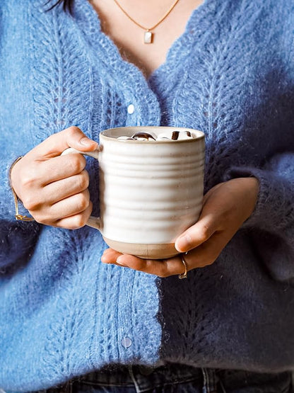 LE TAUCI Coffee Mugs 15 oz, Ceramic Coffee Cups