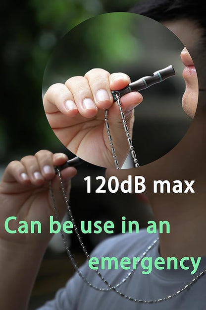 TACRAY Emergency Whistle Survival Loud, Perfect Loud Whistle for Safety,Survival,Hiking,Camping,Child Safety,Pets Training