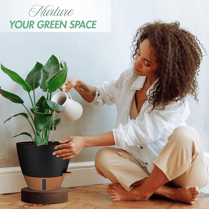 12/10/8 Inch Self Watering Pots