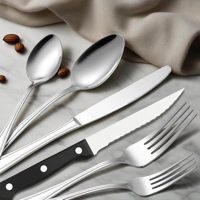 Hunycook 48-Piece Silverware Set