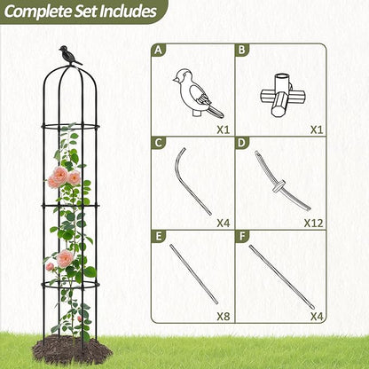 Garden Obelisk Trellis for Climbing Plants Outdoor