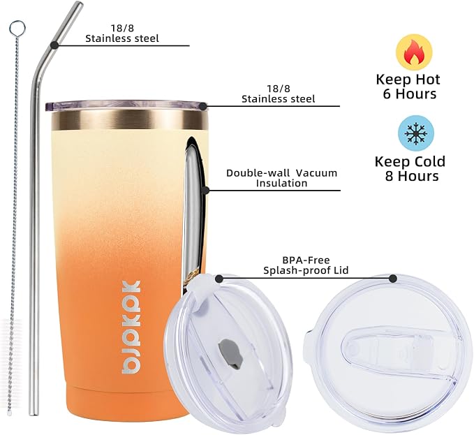 BJPKPK 20oz Coffee Tumbler