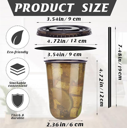 16oz Disposable Stemless Glasses