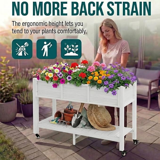 YITAHOME Raised Garden Bed HDPE