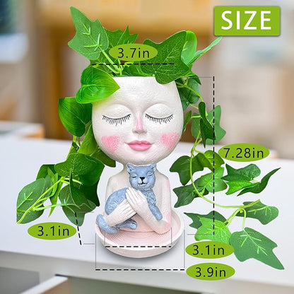Face Plant Pots Head Planters