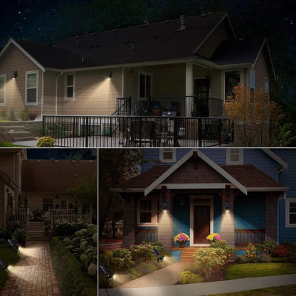 URPOWER Solar Lights Waterproof Solar Lights Outdoor 2-in-1 Adjustable Solar