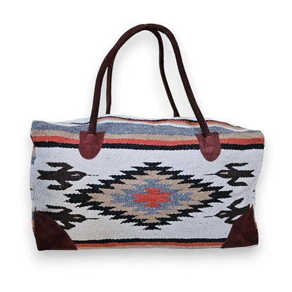 Southwestern Large Weekender Travel Bag Western Duffle Bag Boho Travel Bag (Lula)