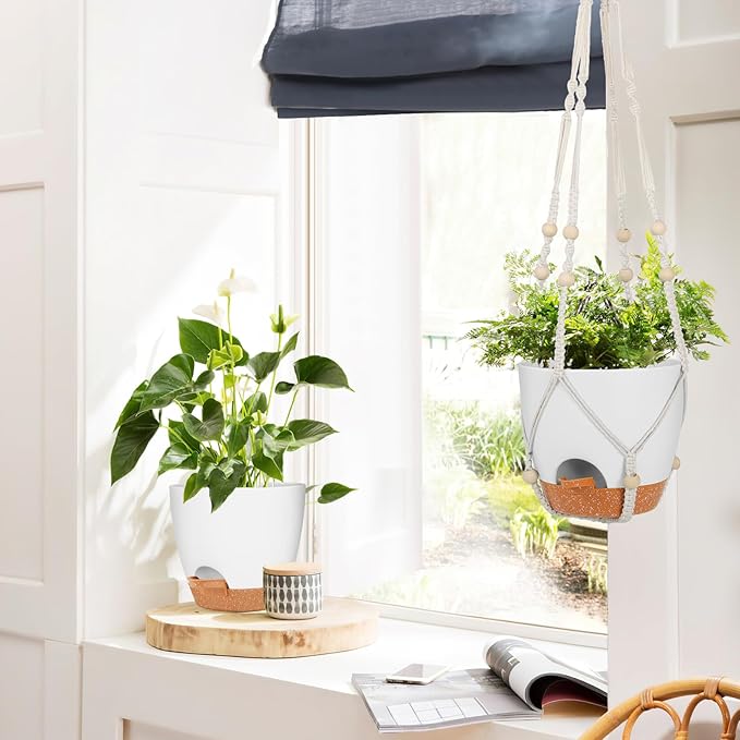 GARDIFE 8 Inch Hanging Planters