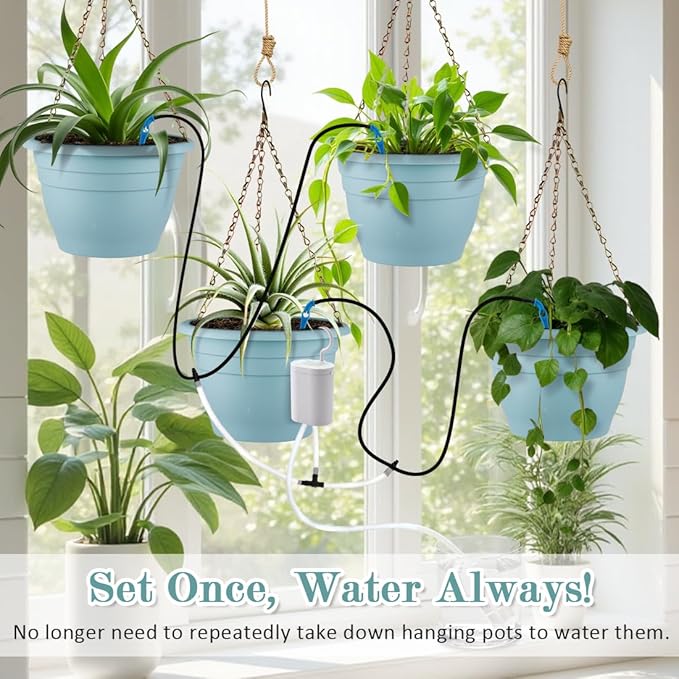 Hanging Planters 10 Inch, Self Watering Hanging Basket