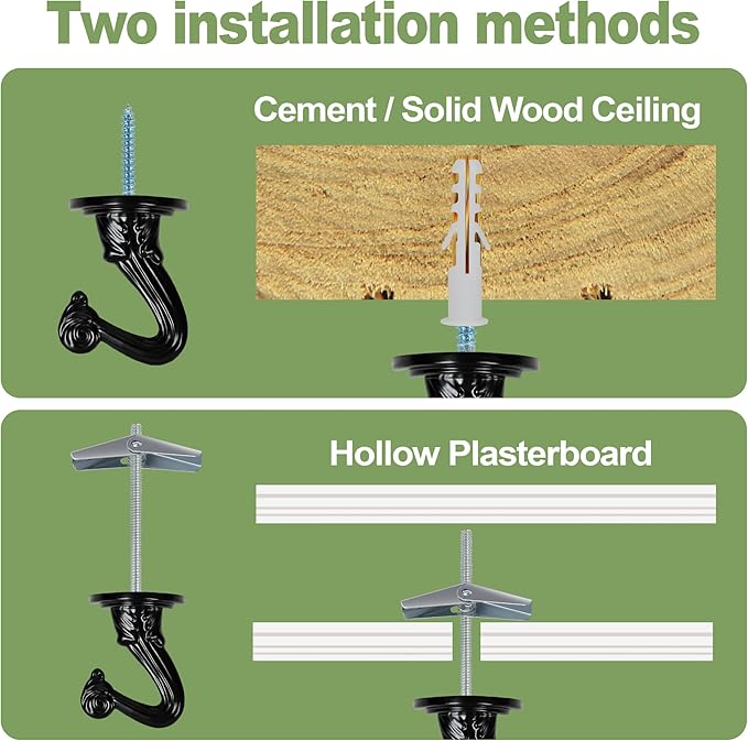 Ceiling Swag Hook Sets