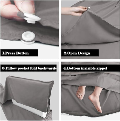 Sleeping Bag Liner,Travel Sheet & Adult Sleep Sack, Camping Sheets Travel Sleep Sack for Backpacking,Hotels & Hostels -Lightweight Single &Double Travel Sheet Camping Sheets