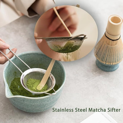 Ochcahser Matcha Set, Matcha Whisk Set Includes 17 oz Matcha Bowl | Matcha