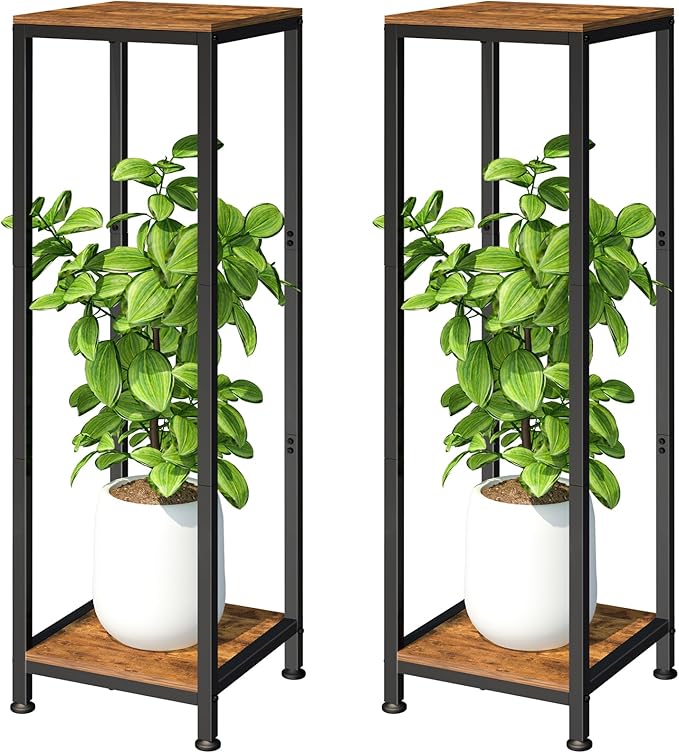 2-Pack Plant Stand Indoor, Modern Corner Flower Stand