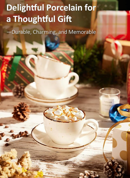 8 oz Porcelain Cappuccino Cups
