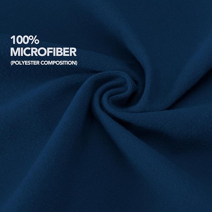 PureFit Stretchy Box Spring Cover King - Elastic Fitted Box Spring Wrap Around 4 Sides, Wrinkle & Fading Resistant Fits King and C-King Size Beds, Navy