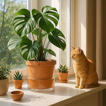 D'vine Dev 10 Inch Design Self Watering Pot