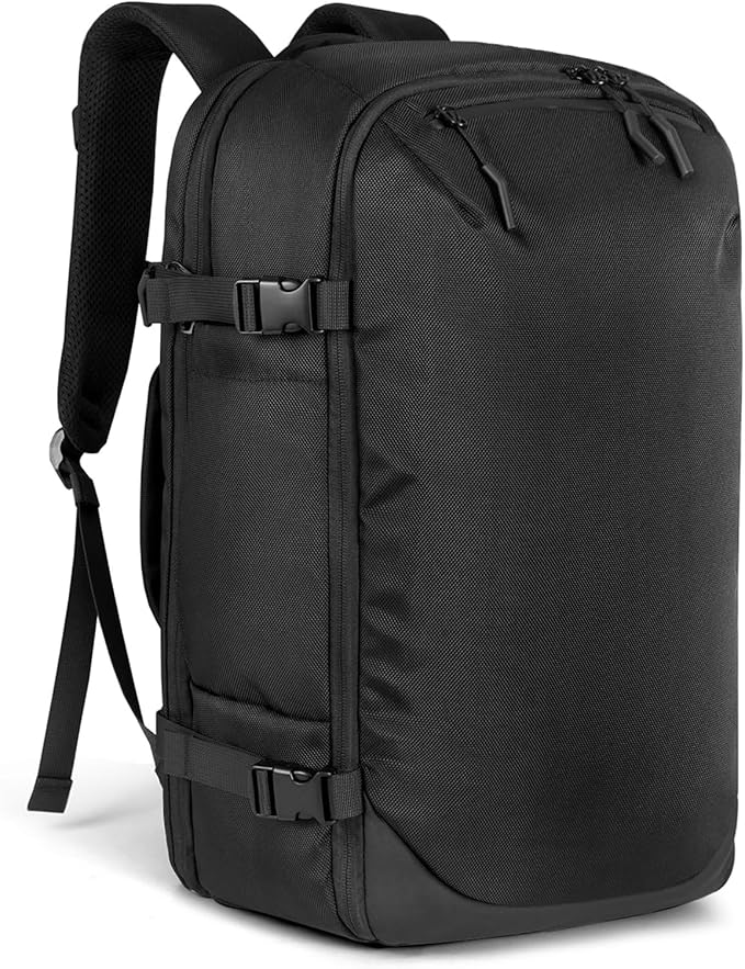 GHERSON Travel Laptop Backpack, TSA Friendly Flight Approved Carry-on Luggage,Water-resistant Lightweight Business Rucksack，Durable Large Weekender Bag Daypack Fits 17.3 Inch Laptop