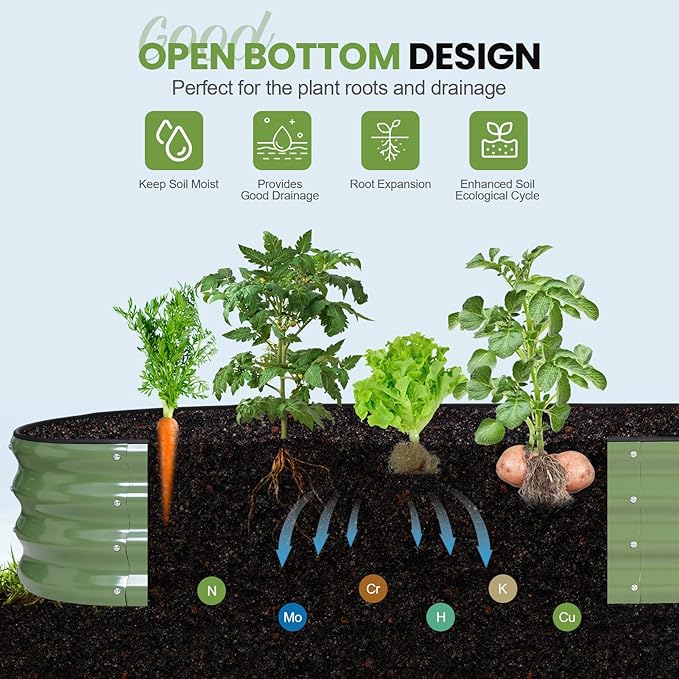 G GOOD GAIN Raised Garden Beds