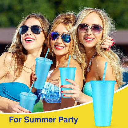 Amyhill 24 Pcs Reusable Cups