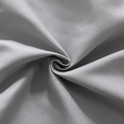 Bed Skirt Full Size Ruffled Bed Skirts with Split Corners, 14 Inch Drop Dust Ruffle Bed Skirt with Platform, Light Gray