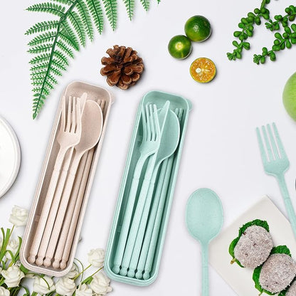 Camping Utensil Set, Reusable Utensils Set